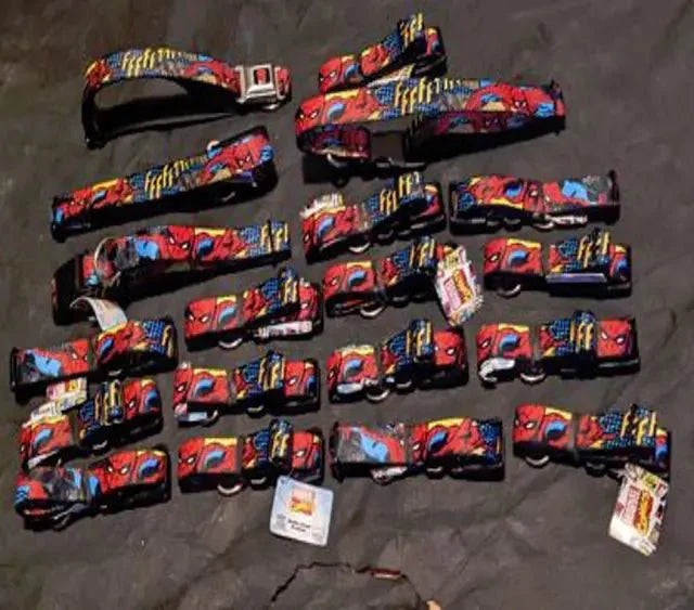 x19 spiderman spiderman buckle dog collars (Online Order Only)