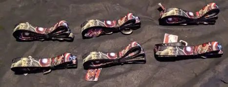 x6 Snap Leash marvel lot, has; hulk, captain america and iron man (Online Order Only)