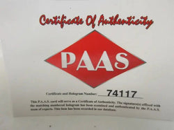 Aaron Rodgers of the Green Bay Packers signed autographed logo football PAAS COA 117 (Online Order Only)