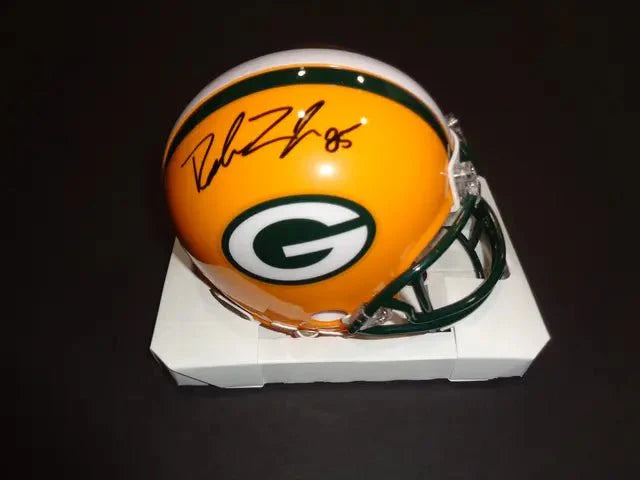 Robert Tonyan Green Bay Packers Autographed Riddell Mini Helmet JSA W coa (Online Order Only)