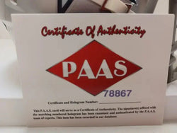 Tony Pollard of the Dallas Cowboys signed autographed mini football helmet PAAS COA 867 (Online Order Only)