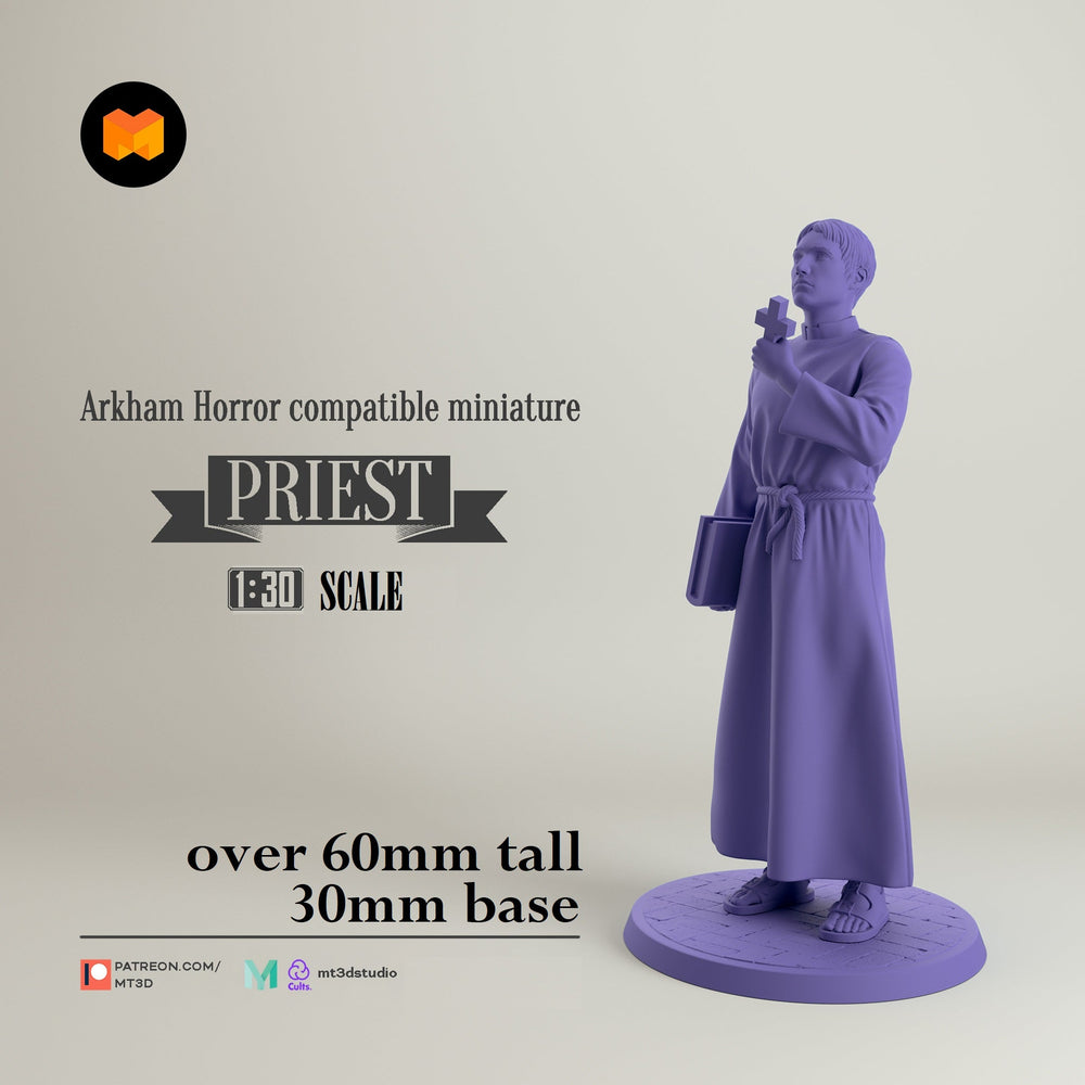 Arkham Compatible Investigator: The Priest (Father Mateo) (Online Order Only)