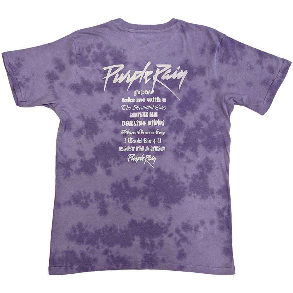 Prince Purple Rain Tie-Dye Classic Rock T-Shirt (ONLINE ORDER ONLY)