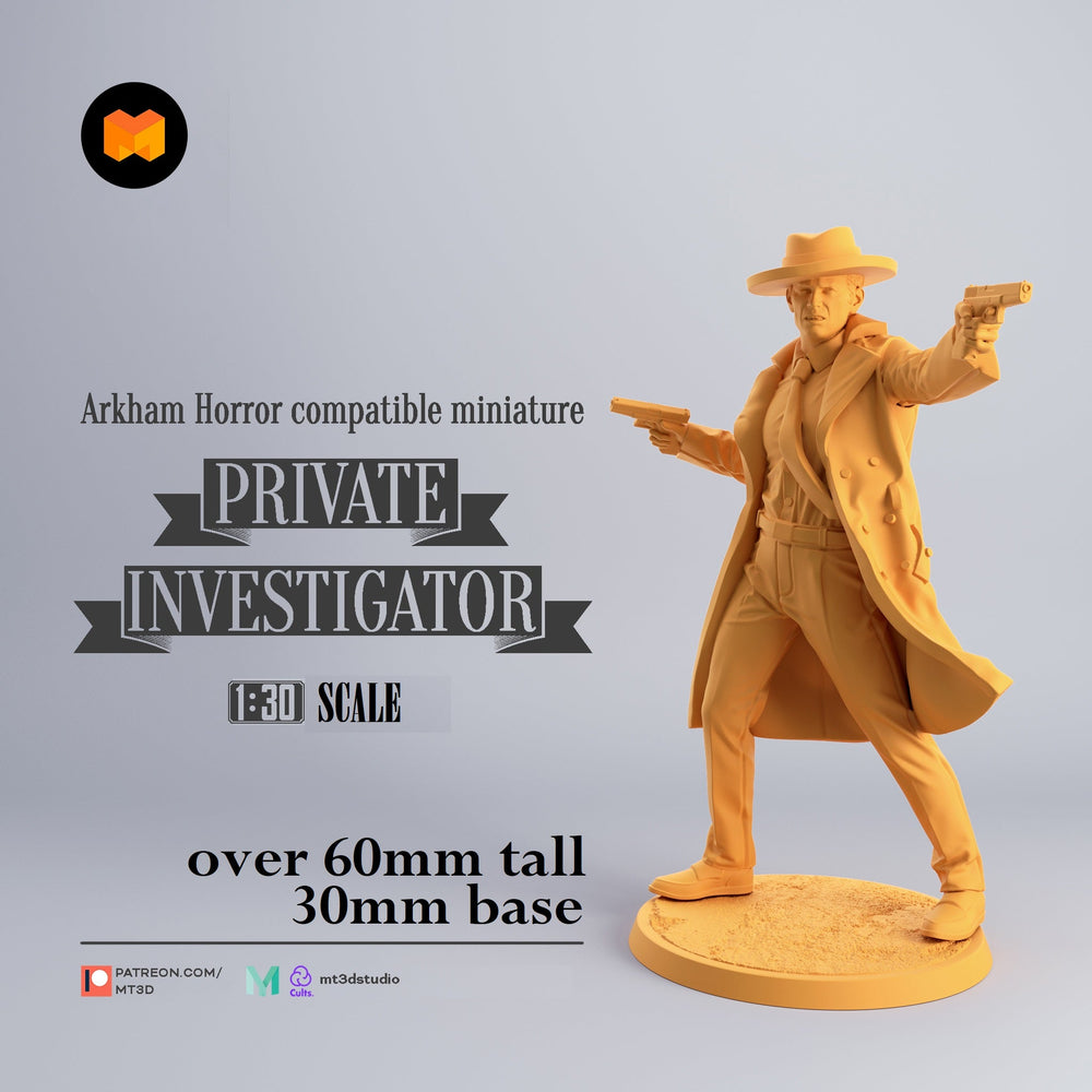 Arkham Compatible Investigator: The Private Investigator (Joe Diamond) (Online Order Only)