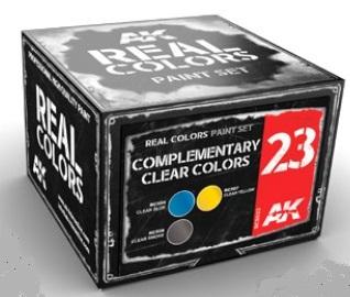 AK Interactive: Real Colors - Complementary Clear Colors Set (RCS23)