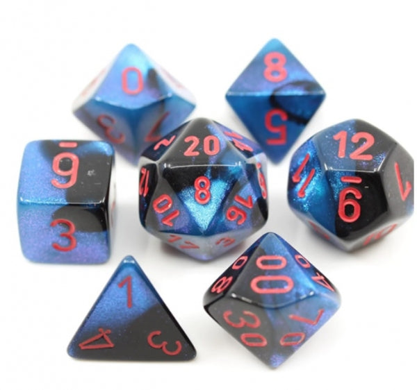 Chessex: Mini Polyhedral Dice set - Gemini (Online Order Only)