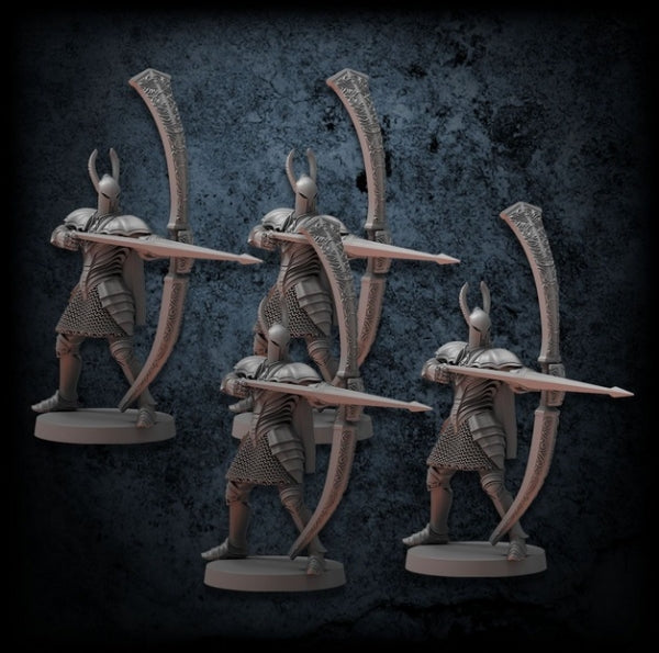 Dark Souls RPG - Silver Knight Greatbowmen Miniature Set (Online Order Only)