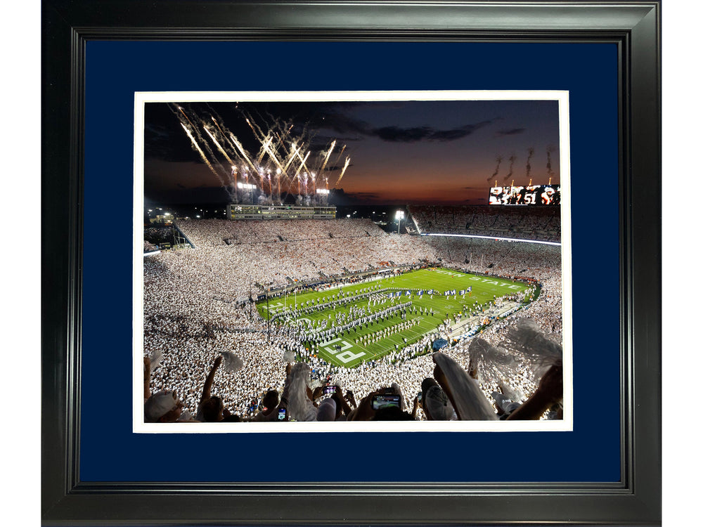 Framed Beaver Stadium (Happy Valley) Penn State 11"x14" NCAA Football Photo Professionally Matted (ONLINE ORDER ONLY)