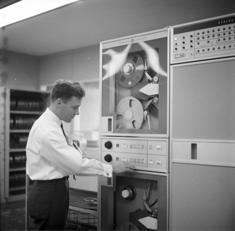 Punched Computer Tape Section