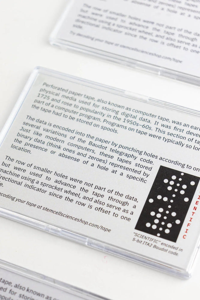 Punched Computer Tape Section