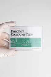 Punched Computer Tape Section