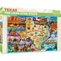 Texas - The Lone Star State 1000 Piece Jigsaw Puzzle