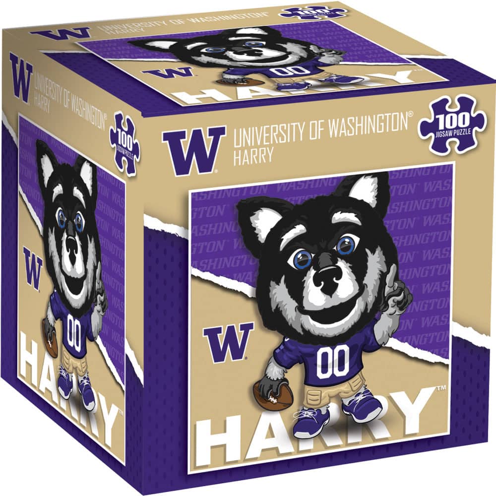 Washington Huskies - NCAA Mascot 100 Piece Jigsaw Puzzle