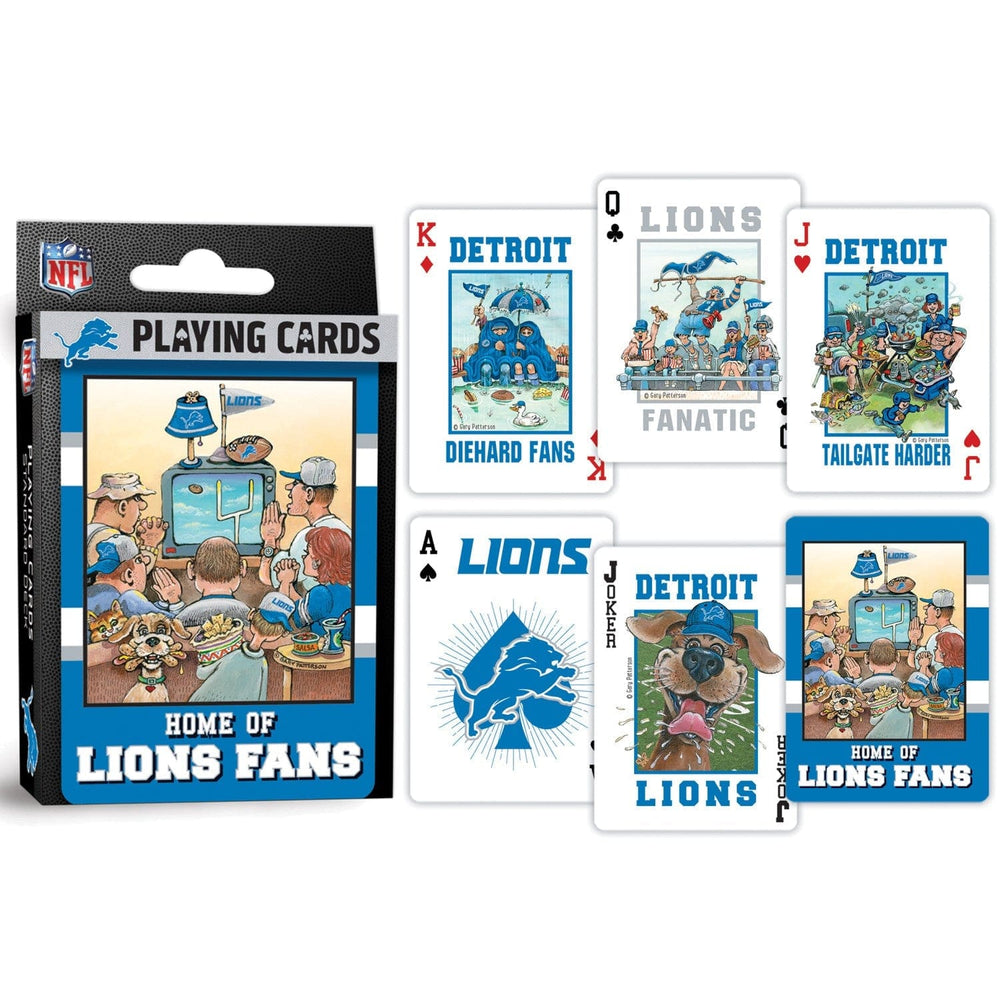 Detroit Lions Fan Deck Playing Cards - 54 Card Deck