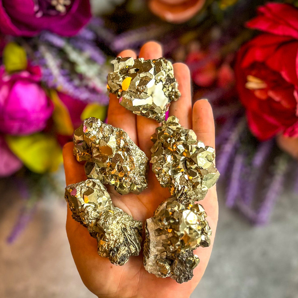Pyrite Clusters from Peru, Raw Pyrite Specimens (ONLINE ORDER ONLY)