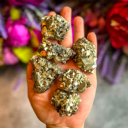 Pyrite Clusters from Peru, Raw Pyrite Specimens (ONLINE ORDER ONLY)