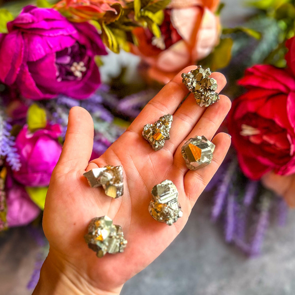 Pyrite Clusters from Peru, Raw Pyrite Specimens (ONLINE ORDER ONLY)