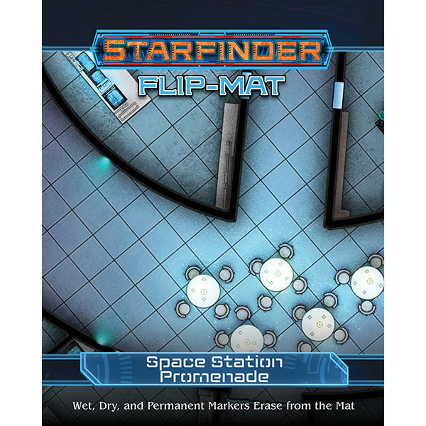 Starfinder - Flip-Mat: Space Station Promenade (Online Order Only)