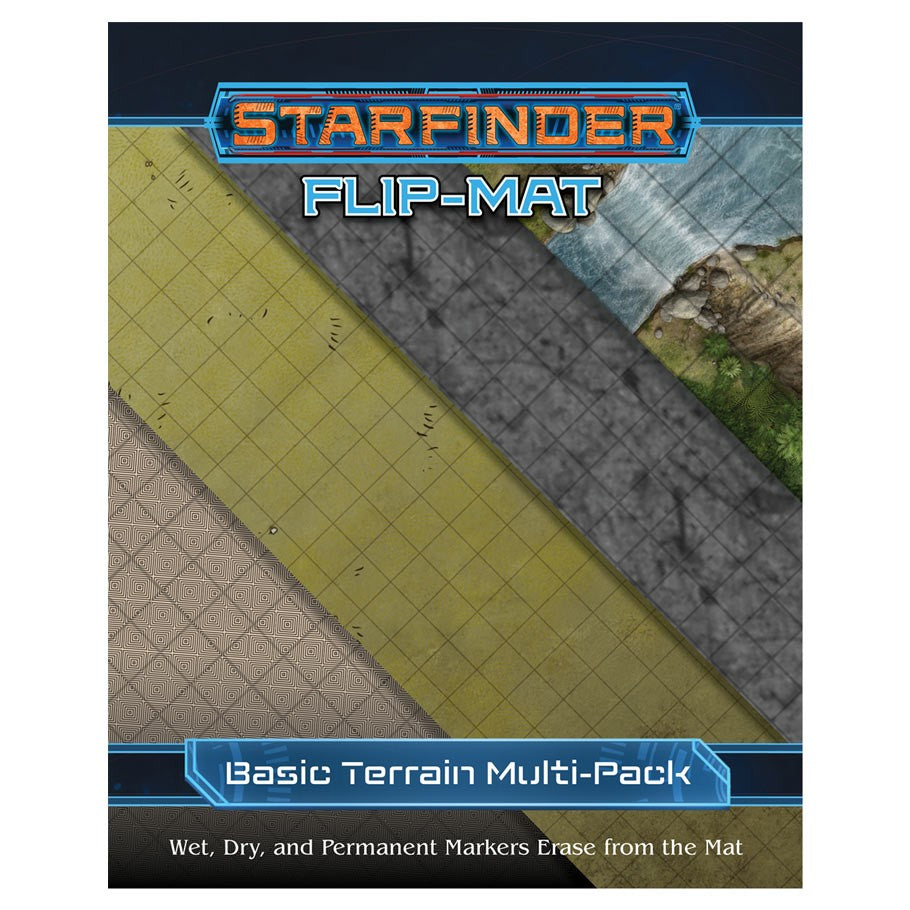 Starfinder: Flip-Mat - Basic Terrain Multi-Pack (ONLINE ORDER ONLY)