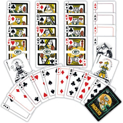 Green Bay Packers Neon Playing Cards - 54 Card Deck