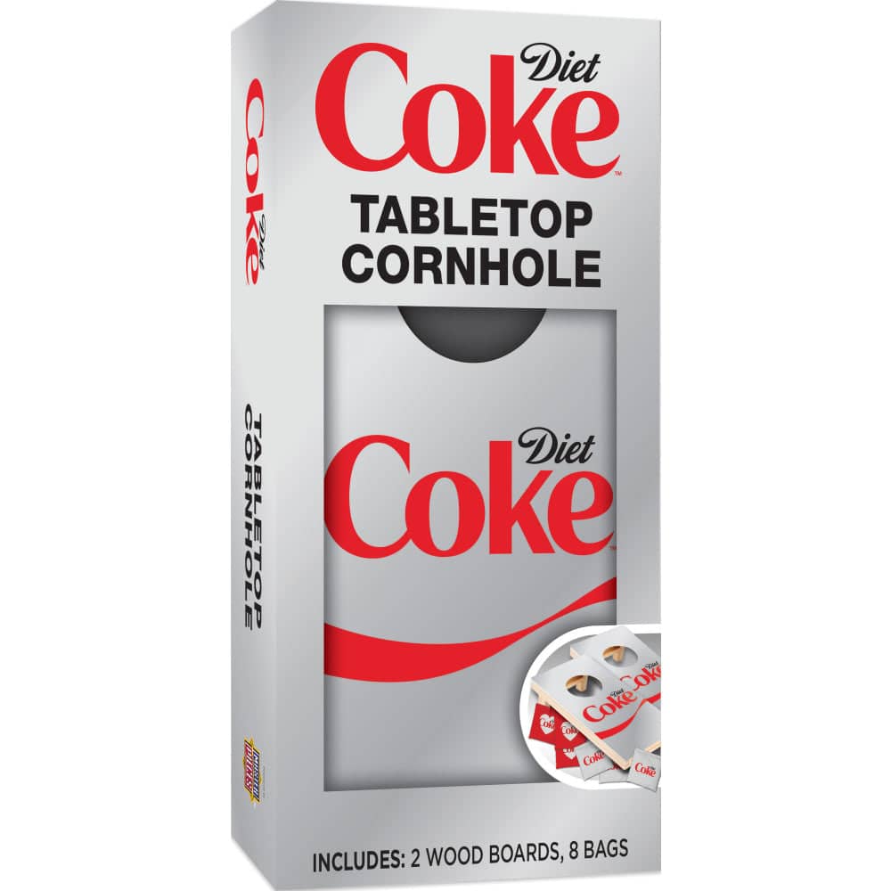 Diet Coke Tabletop Cornhole Game