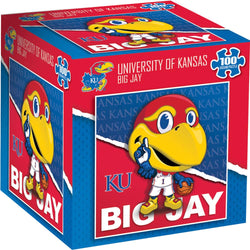Kansas Jayhawks - NCAA Mascot 100 Piece Jigsaw Puzzle