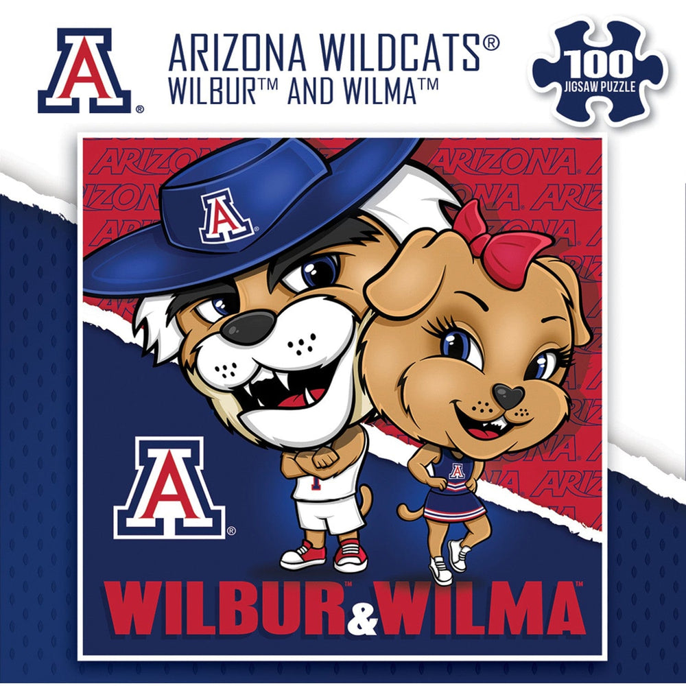Arizona Wildcats - NCAA Mascot 100 Piece Jigsaw Puzzle