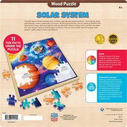 Wood Fun Facts - Solar System 48 Piece Wood Jigsaw Puzzle