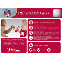 San Francisco 49ers - Baby Rattles 2-Pack