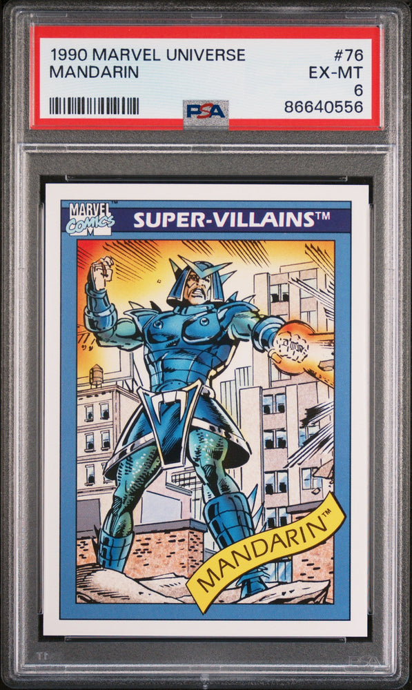 1990 MARVEL UNIVERSE MANDARIN  #76 - PSA 6 (Online Order Only)