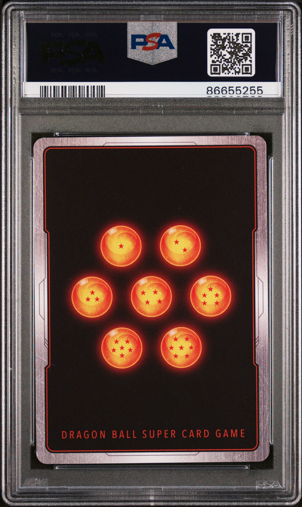 2022 DRAGON BALL SUPER REALM OF THE GODS 7 SSG GOKU, DVN RSTRNT #P-362 - PSA 10 (Online Order Only)