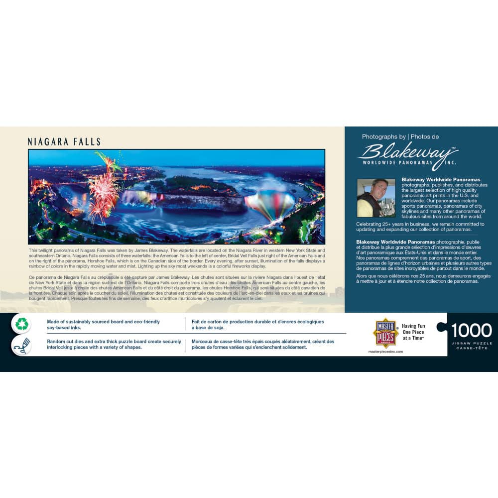 Niagara Falls 1000 Piece Panoramic Jigsaw Puzzle