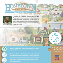 Hometown Gallery - Bungalowville 1000 Piece Jigsaw Puzzle