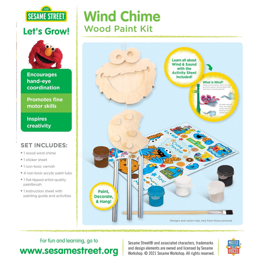Sesame Street - Cookie Monster Wood Craft & Paint Kit (ONLINE ORDER ONLY)