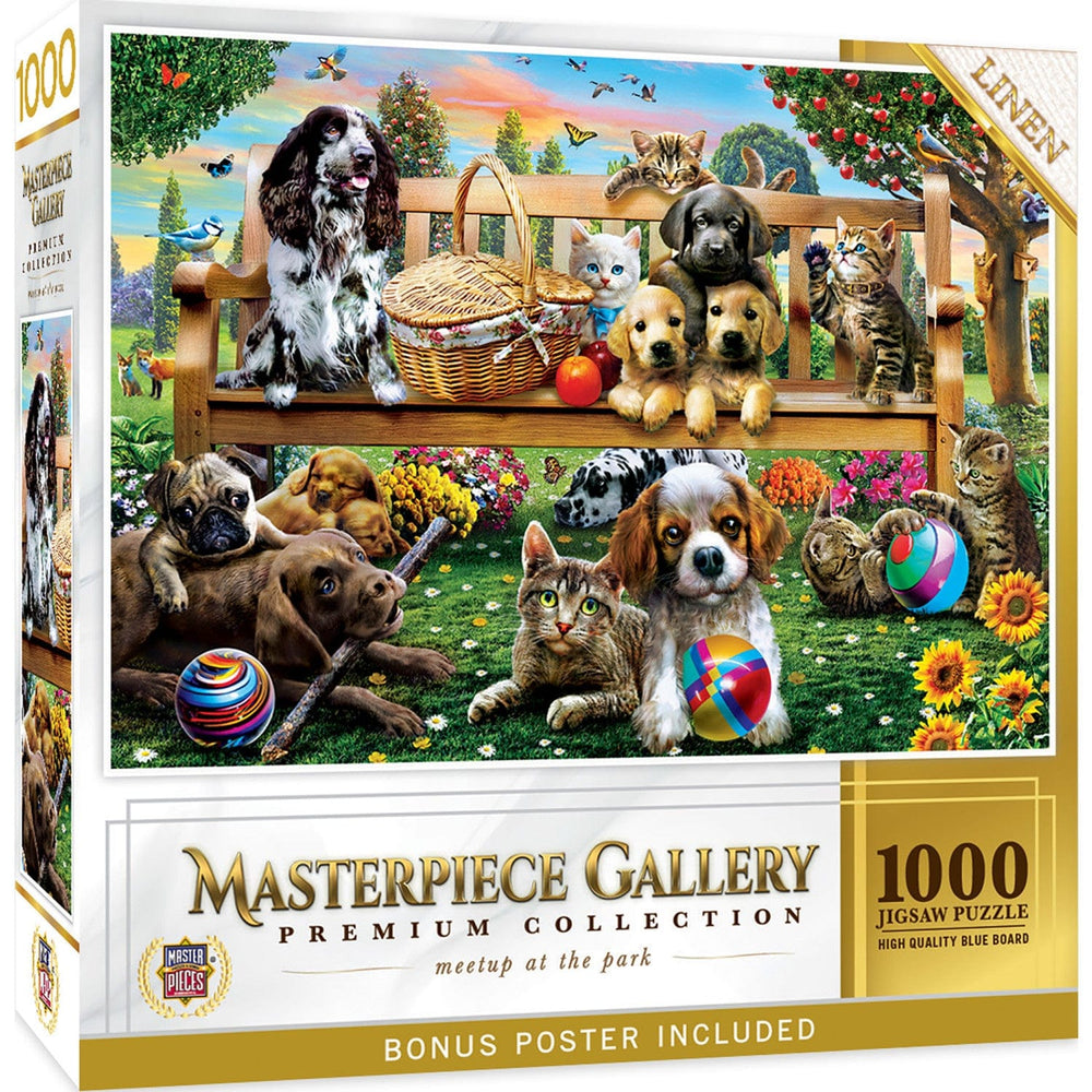 Masterpiece Gallery - Meetup at the Park 1000 Piece Jigsaw Puzzle (ONLINE ORDER ONLY)
