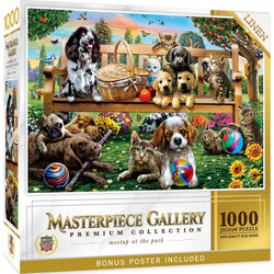 Masterpiece Gallery - Meetup at the Park 1000 Piece Jigsaw Puzzle (ONLINE ORDER ONLY)