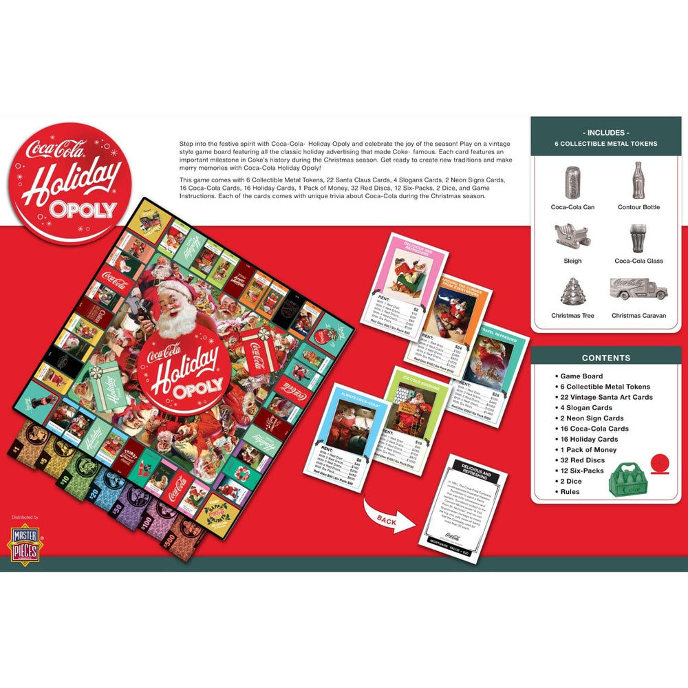 Coca-Cola - Holiday Opoly Board Game