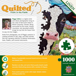 Quilted - Frolic in the Fields 1000 Piece Jigsaw Puzzle