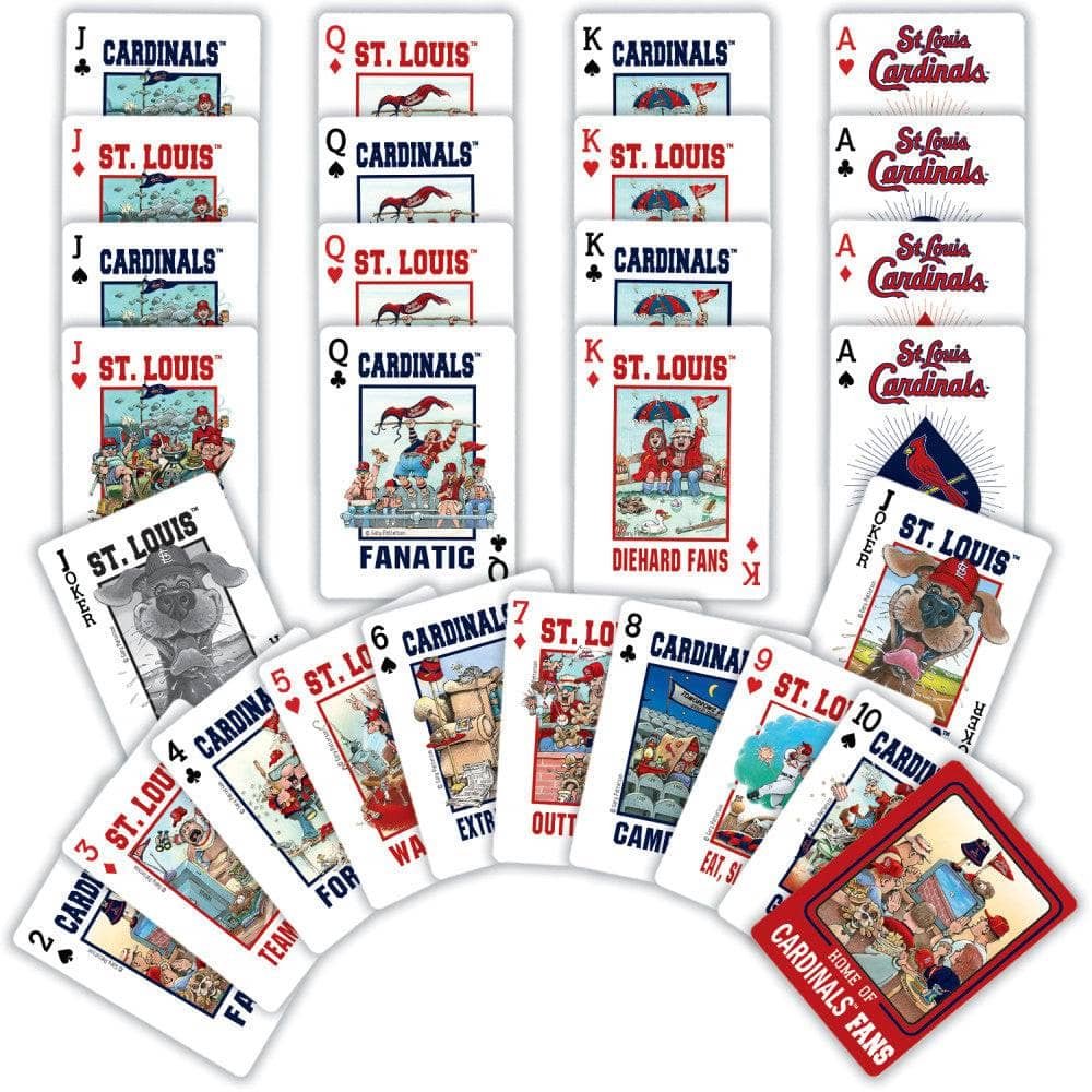 St. Louis Cardinals Fan Deck Playing Cards - 54 Card Deck (ONLINE ORDER ONLY)
