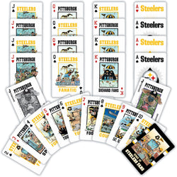Pittsburgh Steelers Fan Deck Playing Cards - 54 Card Deck (ONLINE ORDER ONLY)