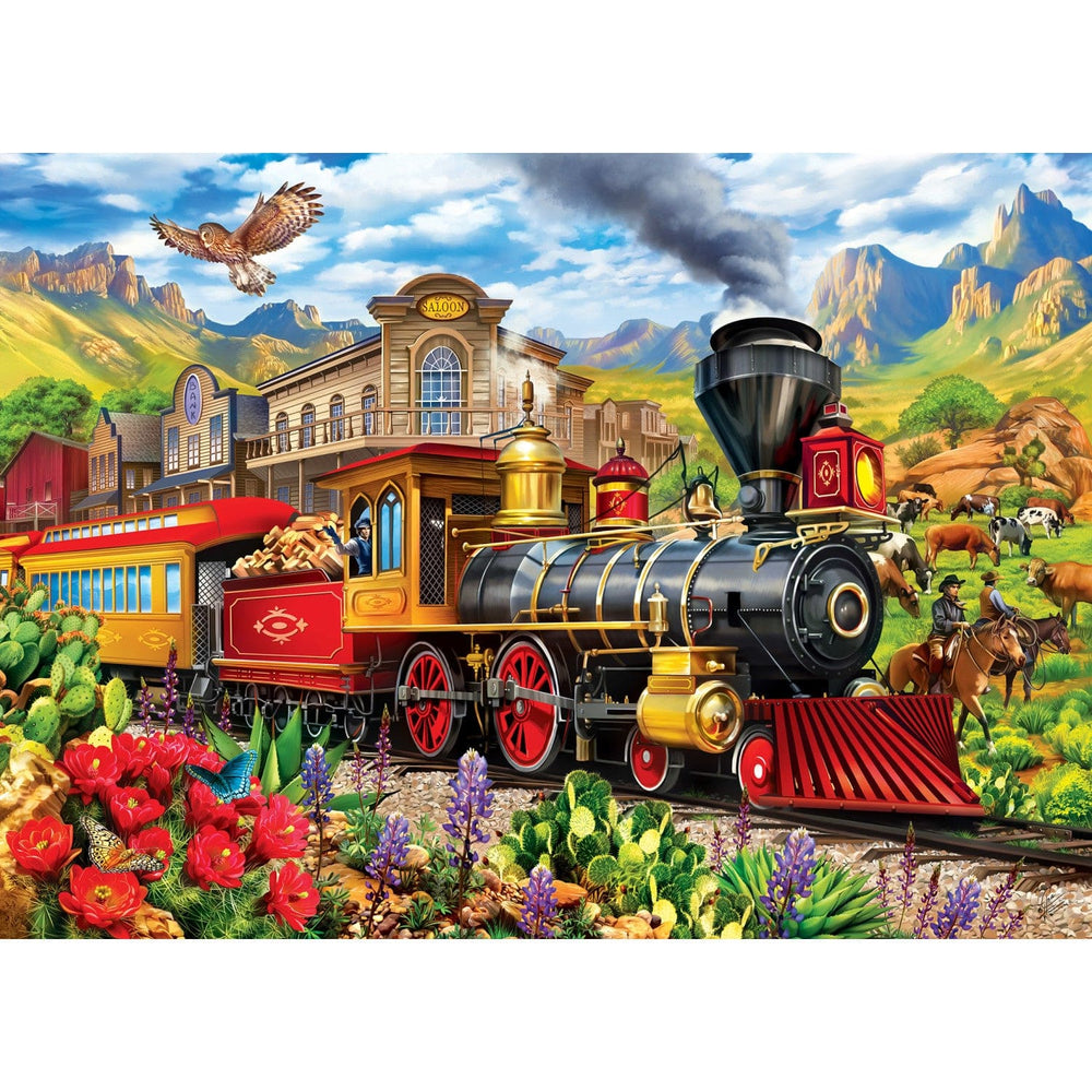Railways - Frontier Rails 1000 Piece Jigsaw Puzzle