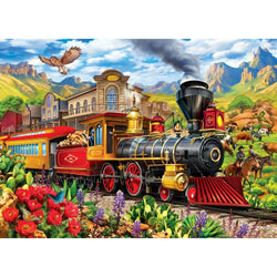Railways - Frontier Rails 1000 Piece Jigsaw Puzzle