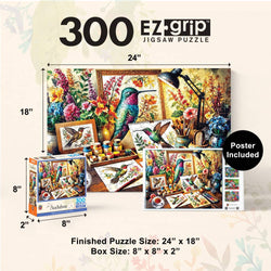 Audubon - Jeweled Grace 300 Piece EZ Grip Jigsaw Puzzle