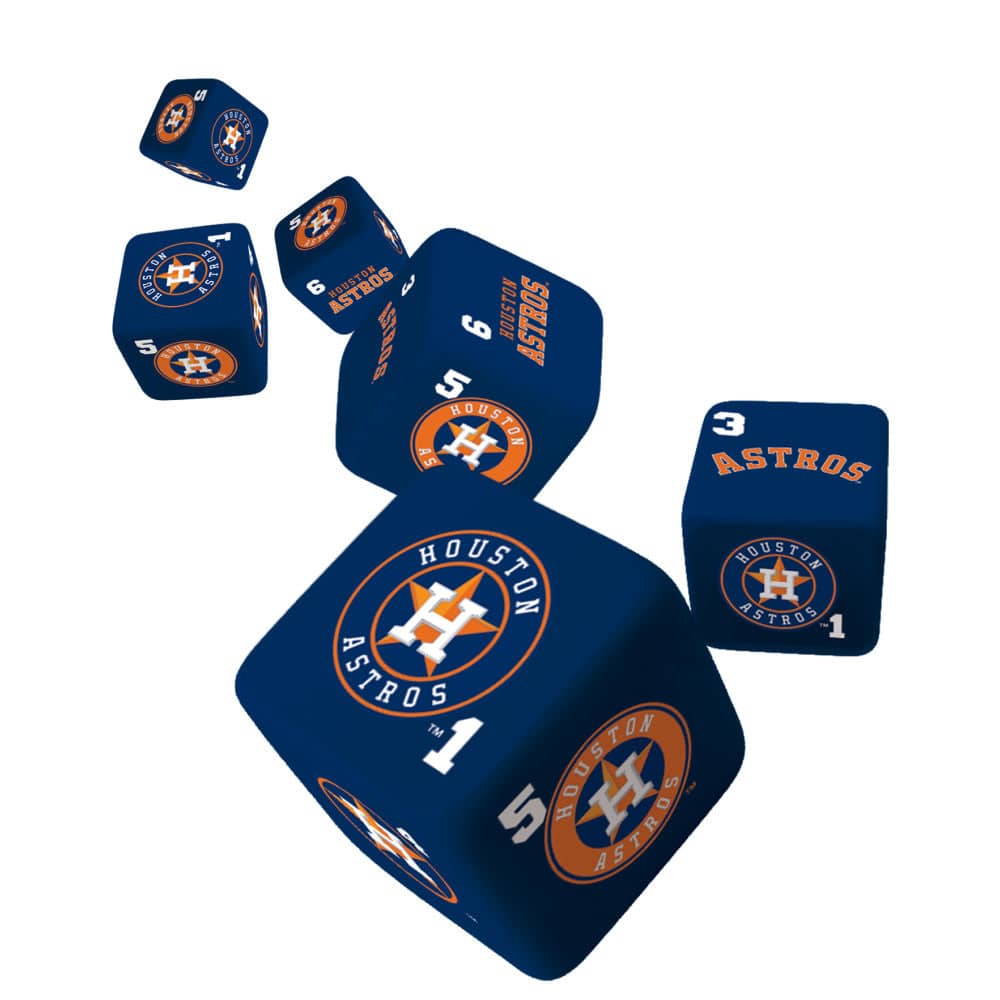 Houston Astros Dice Set - 19mm