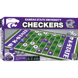 Kansas State Wildcats Checkers Board Game