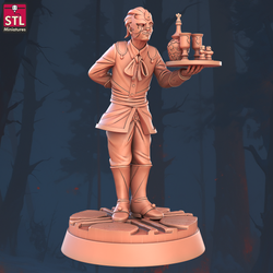 3D Printed STL Miniatures Masquerade Vetenian Carnival Set 28 - 32mm War Gaming D&D (Online Only)