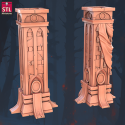 3D Printed STL Miniatures Masquerade Vetenian Carnival Set 28 - 32mm War Gaming D&D (Online Only)