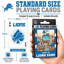 Detroit Lions Fan Deck Playing Cards - 54 Card Deck