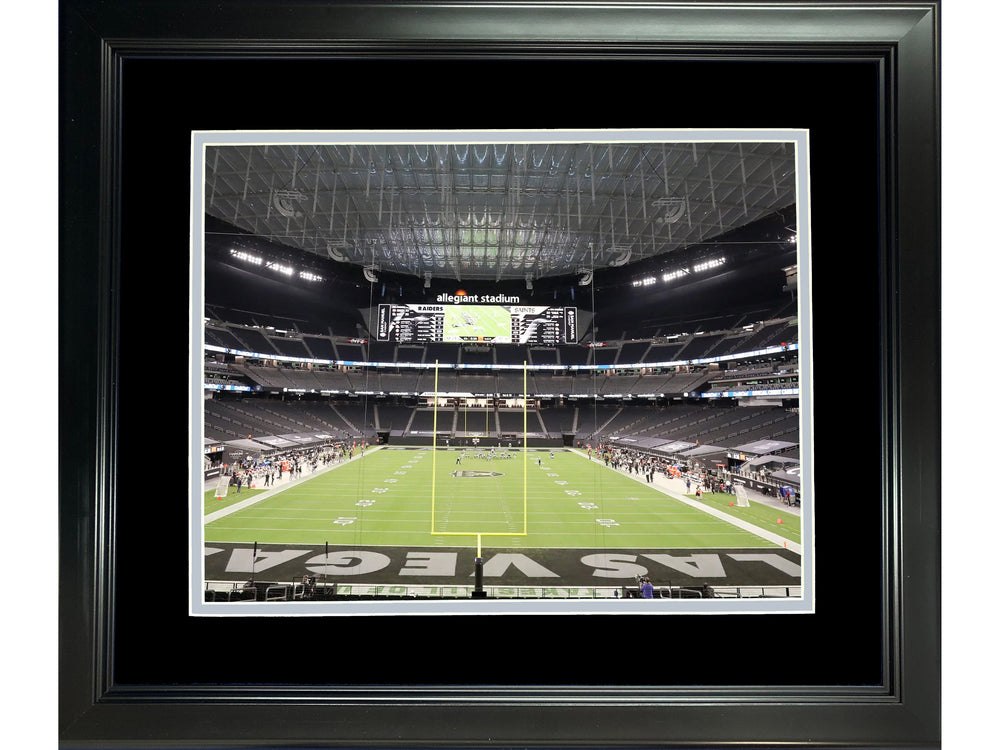 Framed Allegiant Stadium Las Vegas Raiders 11"x14" Football Photo Professionally Matted