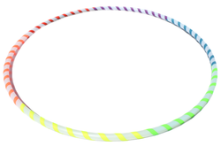 HDPE & Polypro Beginner Hula Hoops with Colored Gaffer Tape - Best Seller (ONLINE ORDER ONLY)